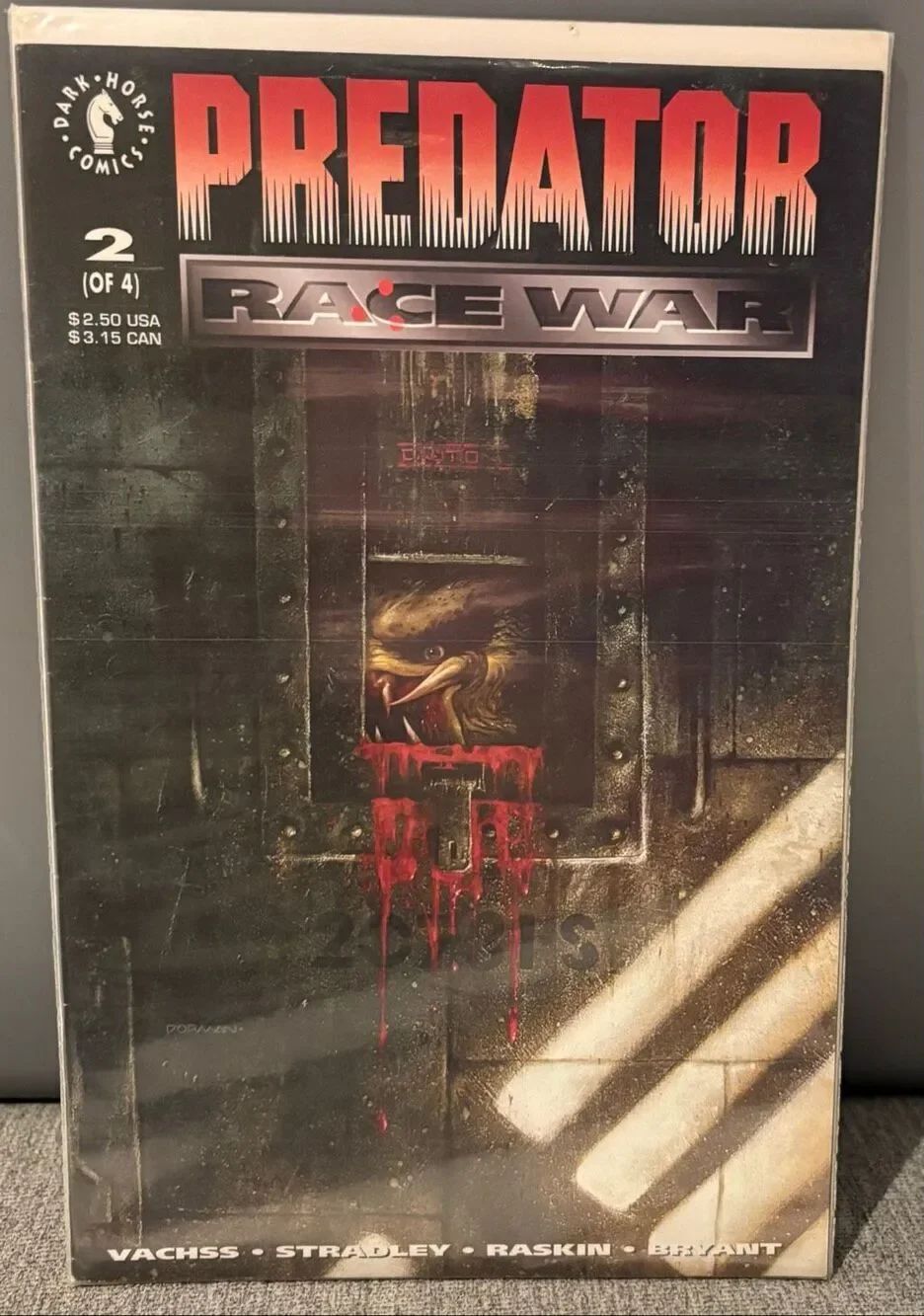 Predator: Race War #2 from Dark Horse Comics, originally published in March 1993